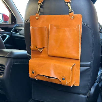 Leather Car Seat Bag
