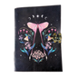 Prastara - PINK LUNA MOTH  7X5" Handcrafted Leather Journal/Diary 200 Pages | 100% Genuine Leather )