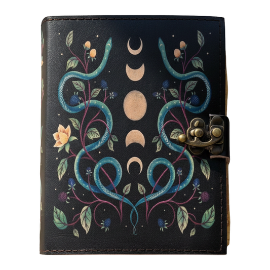 PRASTARA - Leather Diary for Man & Woman Size 7 x 5 inch deckle edge Pages Vintage Journal Notebook uv print