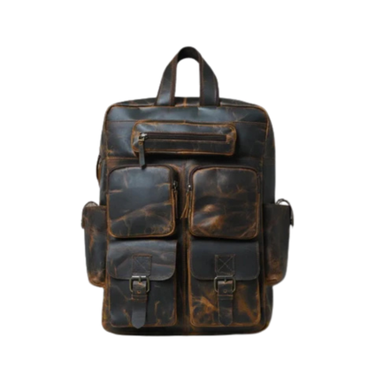 The Prastara Leather Backpack