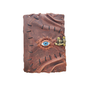 Vintage Hocus Pocus Book of Spells Leather Journal Evil Eye Diary Girmoire Spell Book Prop Gifts