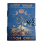 Prastara -Stay Wild Moon Child Notebook 7X5" Handcrafted Leather Journal/Diary 200 Pages | 100% Genuine Leather
