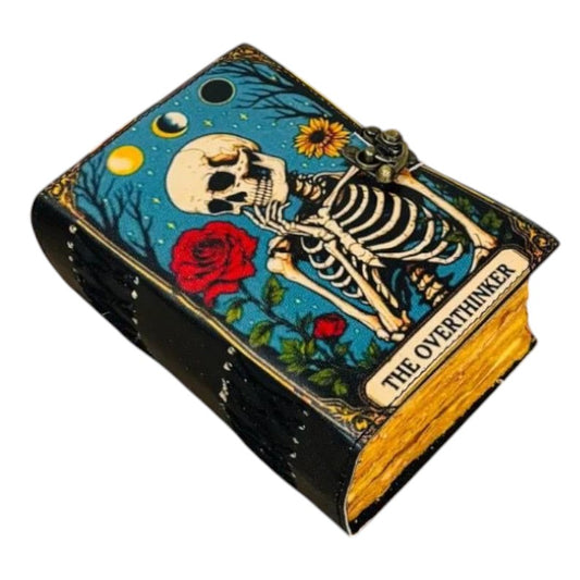 PRASTARA - Leather Diary for Man & Woman Size 7 x 5 inch 600 Pages Vintage Journal Notebook uv print