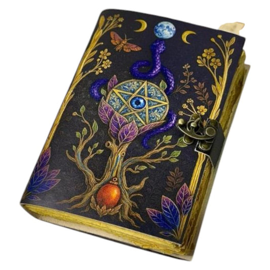 PRASTARA - Leather Diary for Man & Woman Size 7 x 5 inch 600 Pages  Vintage Journal Notebook uv print