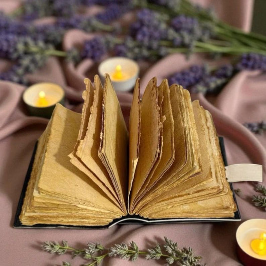 PRASTARA - Leather Diary for Man & Woman Size 7 x 5 inch deckle edge Pages Vintage Journal Notebook uv print