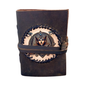 Leather Journal Notebook - Rustic Handmade Vintage Leather Bound Journals for Men and Women - Leather Craft Unlined Paper 200 Pages, (5" x 7")