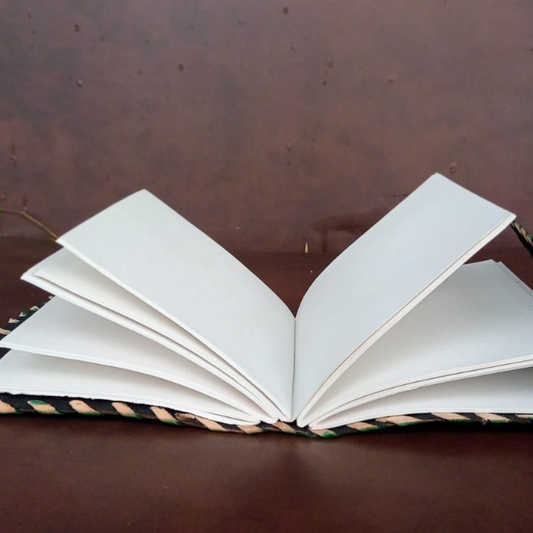 Leather Journal Large Writing Notebook Handmade Vintage Journal For Women & Men  Blue Stone Gift For Art Sketchbook (7 x 5 Inches)