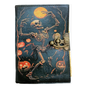 Book of Spell Leather Journal  Halloween Decorations Decor, Grimoire Printed Diary  Christmas Gift for Men & Women (The Spooky One)