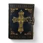 Celtic Cross Leather Journal Gift Set – Hardcover Spell Book of Shadows Grimoire with Deckle Edge Paper, Witchy Antique Vintage Diary, Holy Bible Journal, Halloween & Christmas Gift for Men & Women
