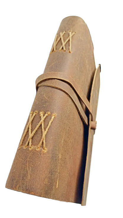 Prastara -Leather Bound Journal - Rustic Brown, 7"X5", 220 Pages - Vintage Blank Paper Diary for Writing, Drawing, Sketchbook, and Travel Notebook - Ideal for Women and Men