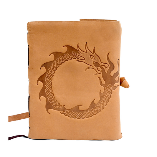 DND Dragon Journal Notebook, 3D Dragon Embossed Notebook with Pen for Dungeons and Dragons/D&D, Great RPG Accessories Nerdy Gifts for DM's & Players, 200 Pages A5 Leather Notepad for Men & Women