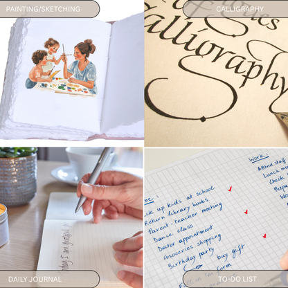 Prastara -Leather Bound Journal - Rustic Brown, 7"X5", 220 Pages - Vintage Blank Paper Diary for Writing, Drawing, Sketchbook, and Travel Notebook - Ideal for Women and Men