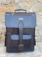 The Prastara Leather Goat genuine leather Men's Backpack