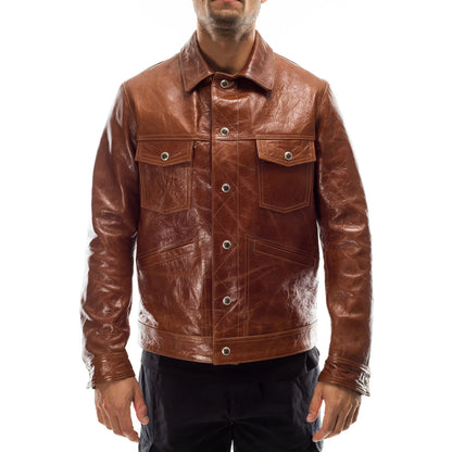The Prastara Italian handmade Men genuine lambskin leather jacket
