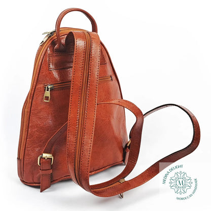 The Prastara Handmade Leather Backpack