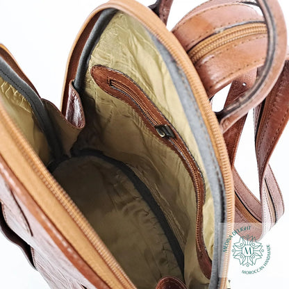 The Prastara Handmade Leather Backpack