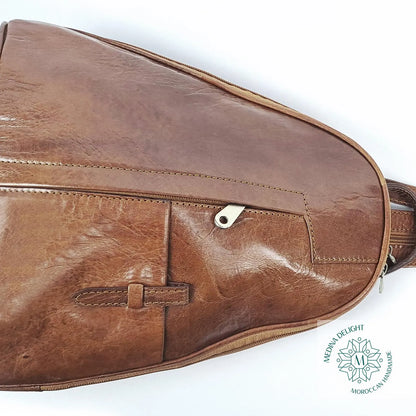 The Prastara Handmade Leather Backpack