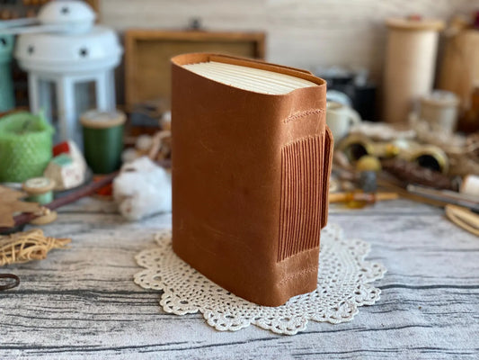 The Prastara Cognac Leather Journal