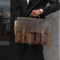 The Prastara Handcrafted Leather Laptop Bag