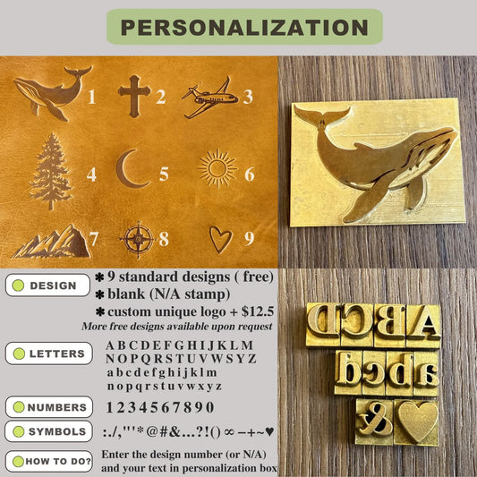 The Prastara Personlaized leather journal notebook