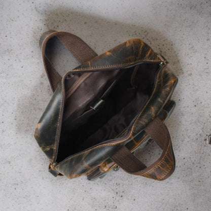 The Prastara Leather Backpack