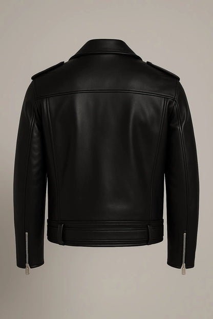 The Prastara Leather Jacket Men's handmade new style