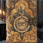 Prastara - Metal Lock third Eye UV Printed Design 7X5" Handcrafted Leather Journal/Diary 200 Pages | 100% Genuine Leather