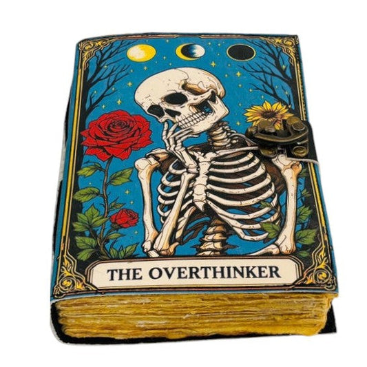 PRASTARA - Leather Diary for Man & Woman Size 7 x 5 inch 600 Pages Vintage Journal Notebook uv print