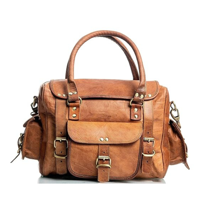 Leather Office travel Messenger Bag