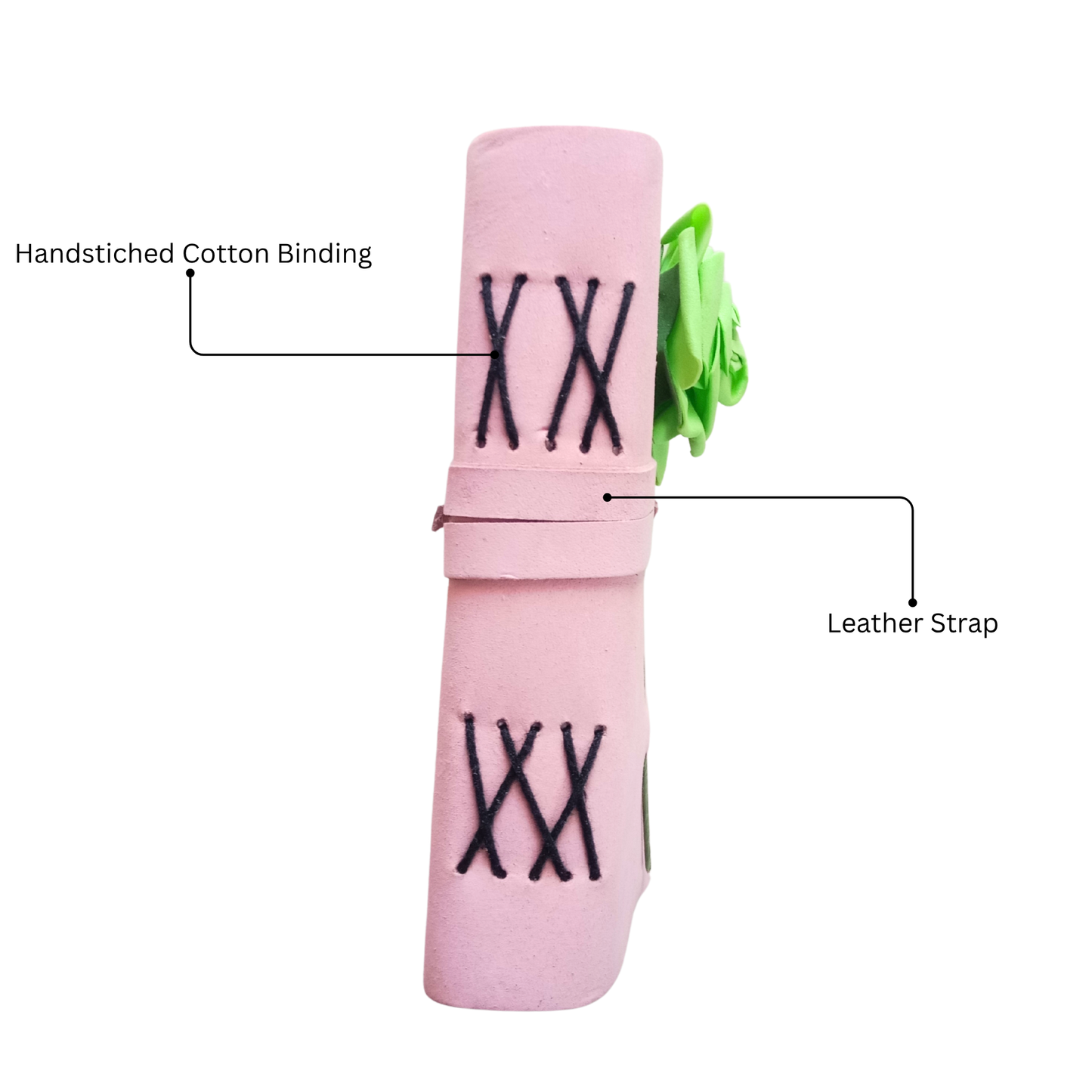 Prastara -Leather Bound Journal - Rustic Brown, 7"X5", 220 Pages - Vintage Blank Paper Diary for Writing, Drawing, Sketchbook, and Travel Notebook - Ideal for Women and Men